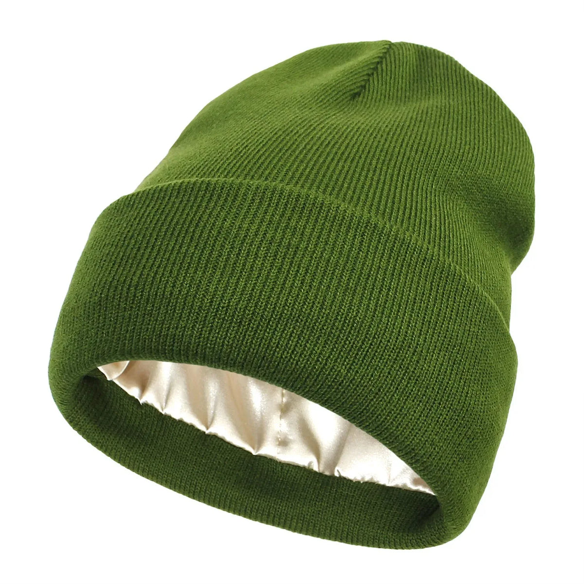 Elegantes Winter-Accessoire für Damen: Nie wieder plattgedrückte Frisur dank Satin.