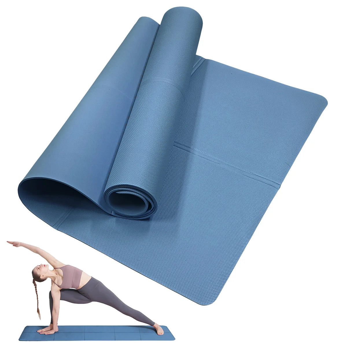 Lyvra-Yogamatte-Blau