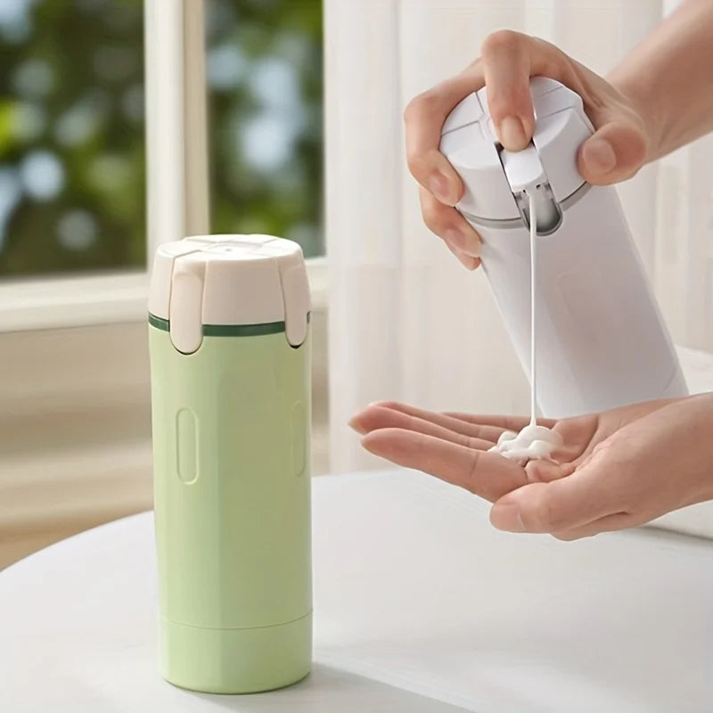 Lyvra Smart-Travel 4-in-1 Spender – Auslaufsichere Kosmetik Reiseflasche – LYVRA