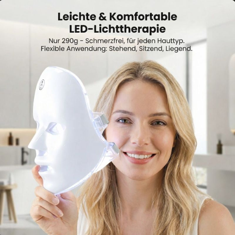 Lyvra LED Maske gegen Akne, Falten und Hautunreinheiten, dermatologisch inspiriert