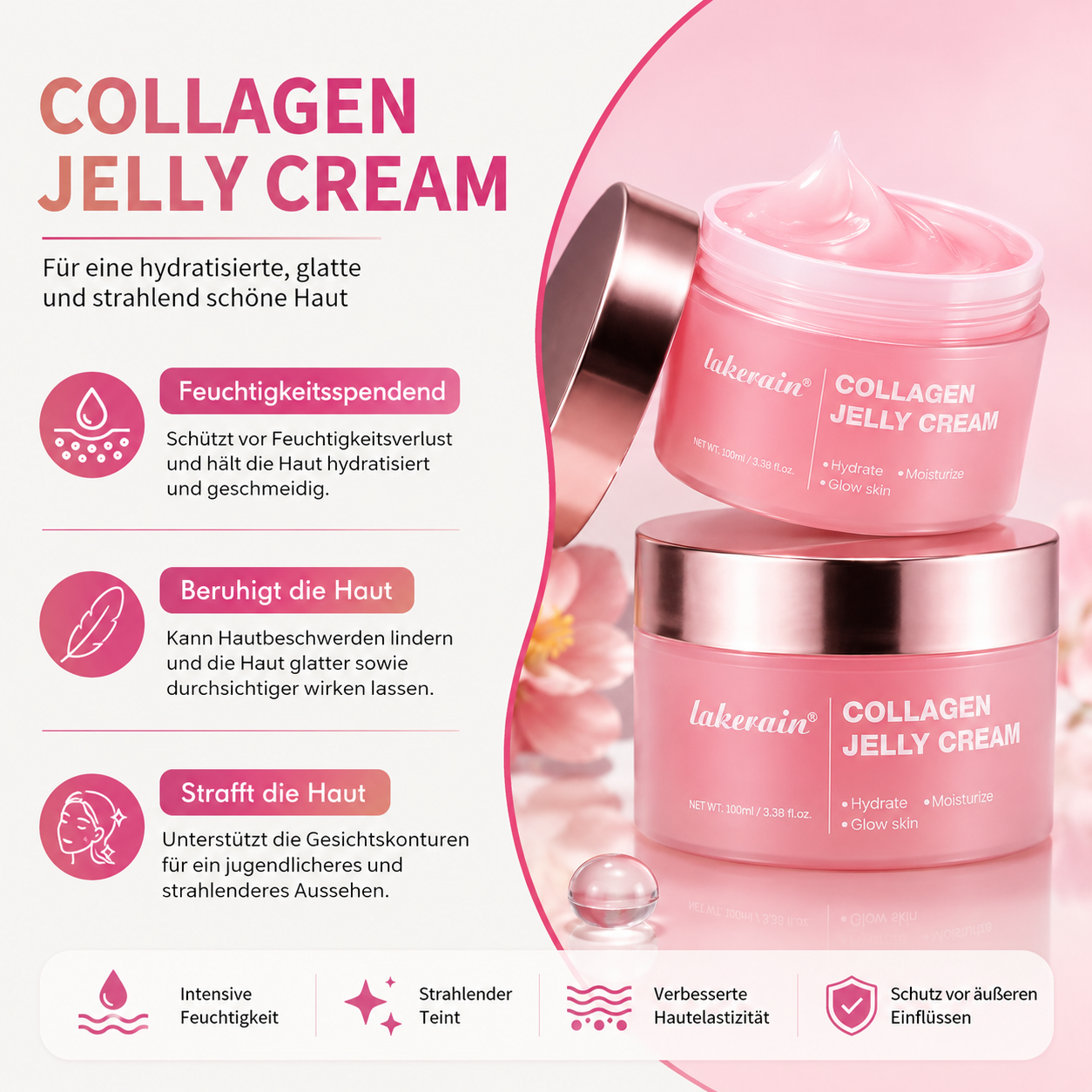 LYVRA GlowJelly™ – Kollagen Niacinamid Gel-Creme