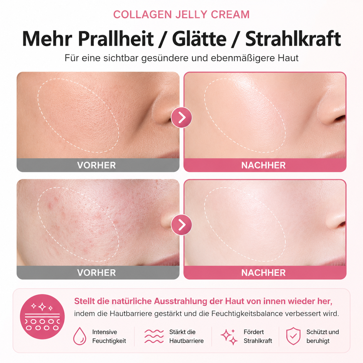 LYVRA GlowJelly™ – Kollagen Niacinamid Gel-Creme