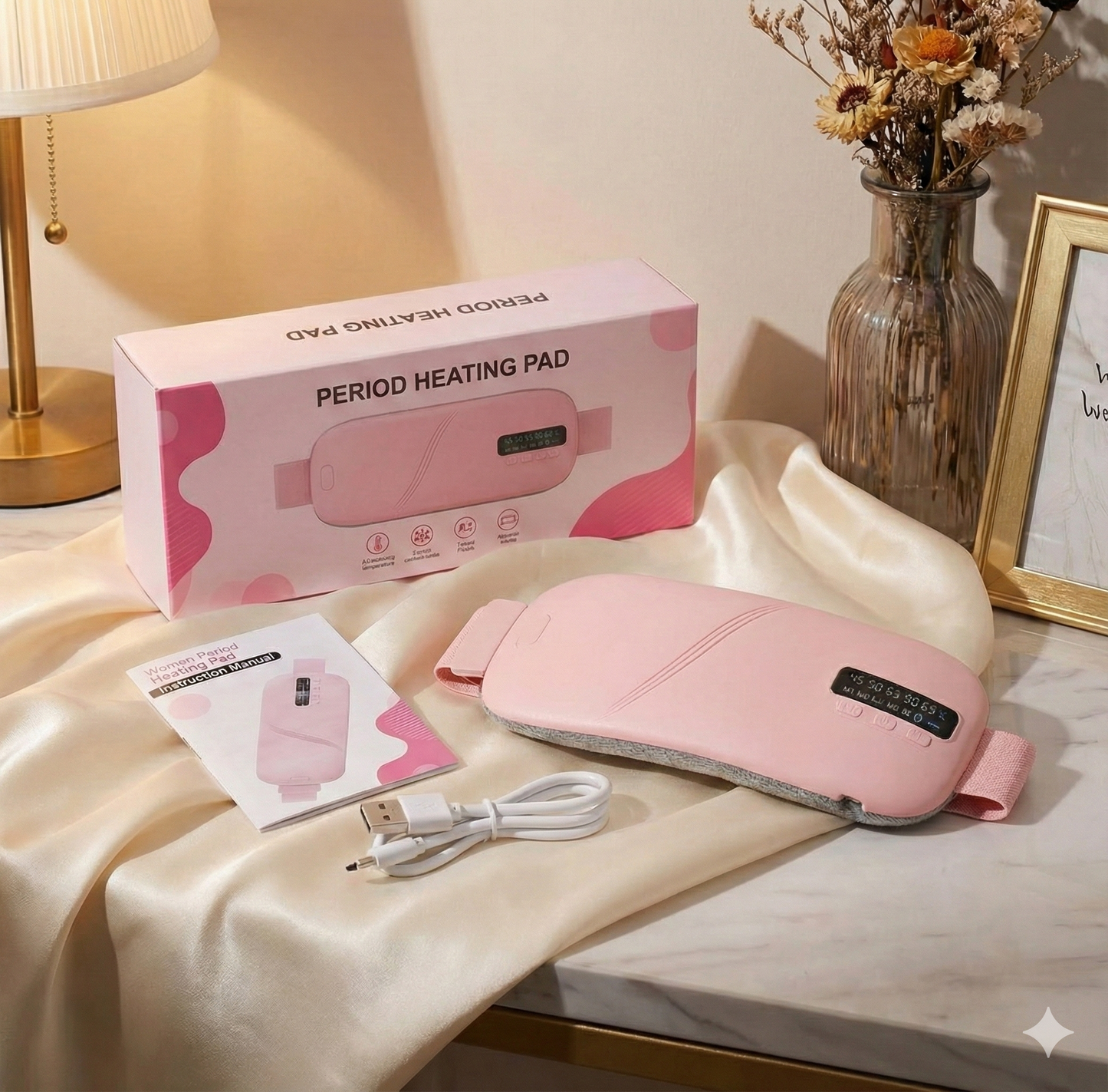 Lyvra LunaBelt™ | Intelligenter Wärme- & Massagegürtel