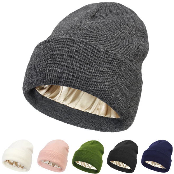 Übersicht der LYVRA Satin Beanie Produkt-Einstellungen