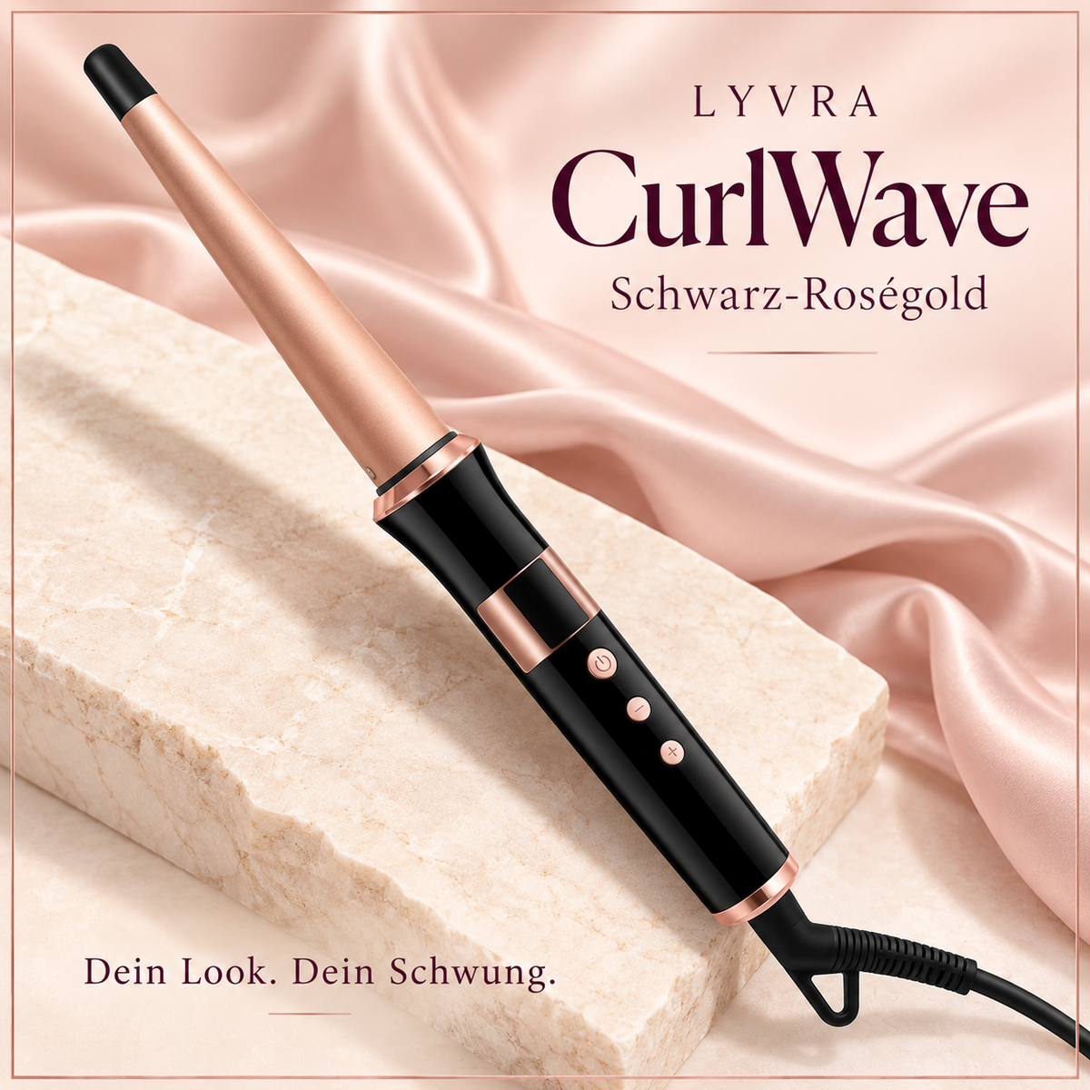 LYVRA CurlWave | Lockenstab für Locken & Wellen
