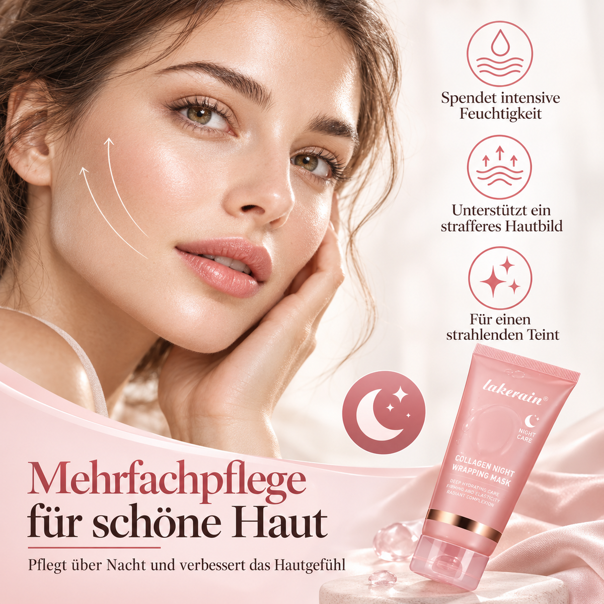 LYVRA RoséCollagen – 4-teiliges Pflegeset