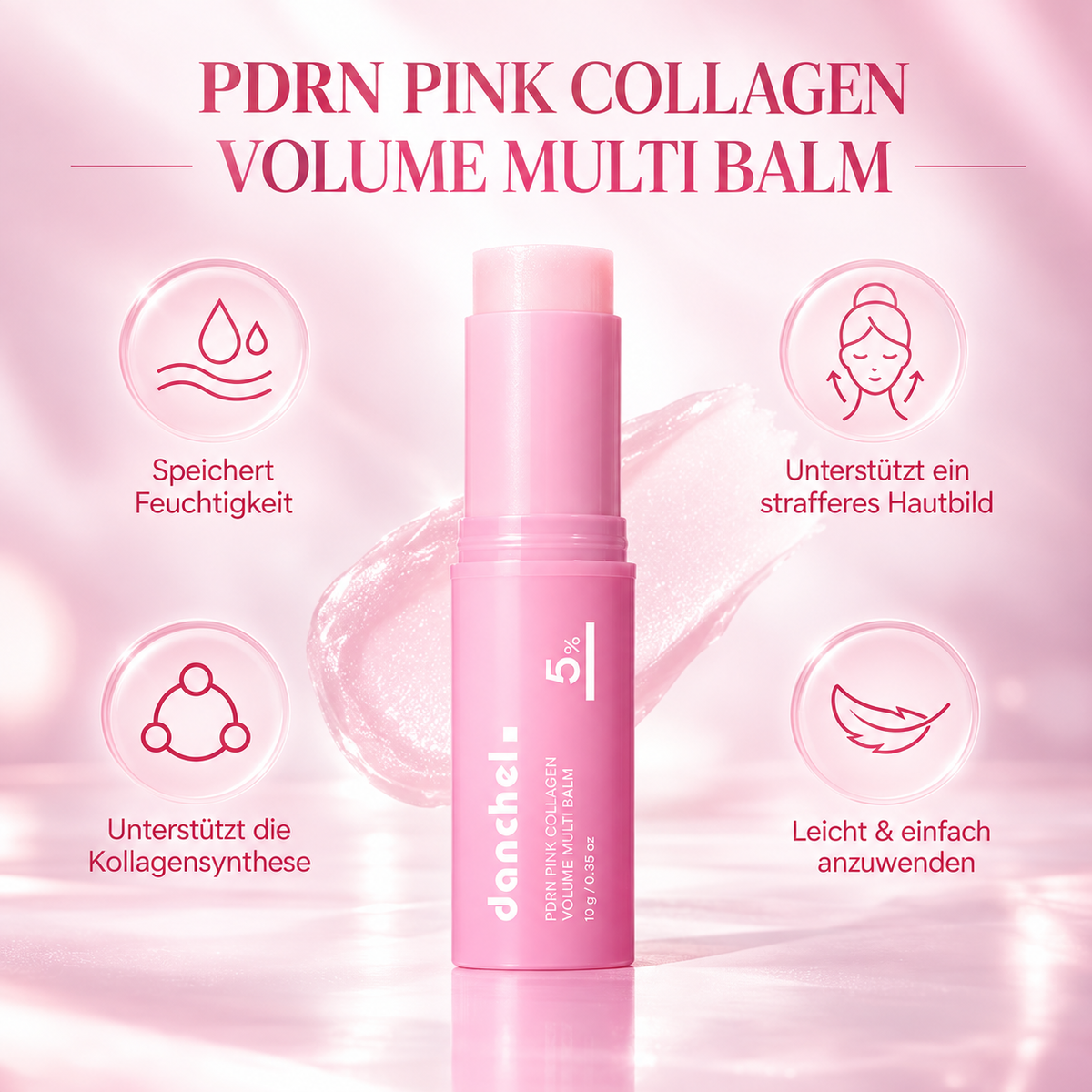 LYVRA RoséCollagen – 4-teiliges Pflegeset