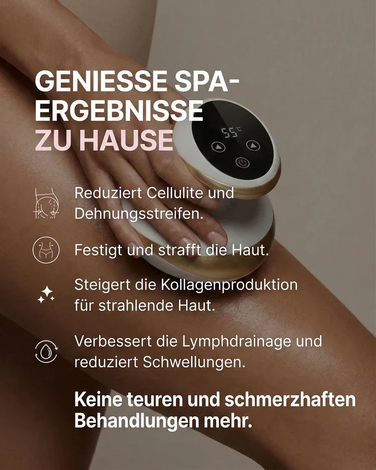 Anwendungsbild mit dem LYVRA Smart Cupping Pro
