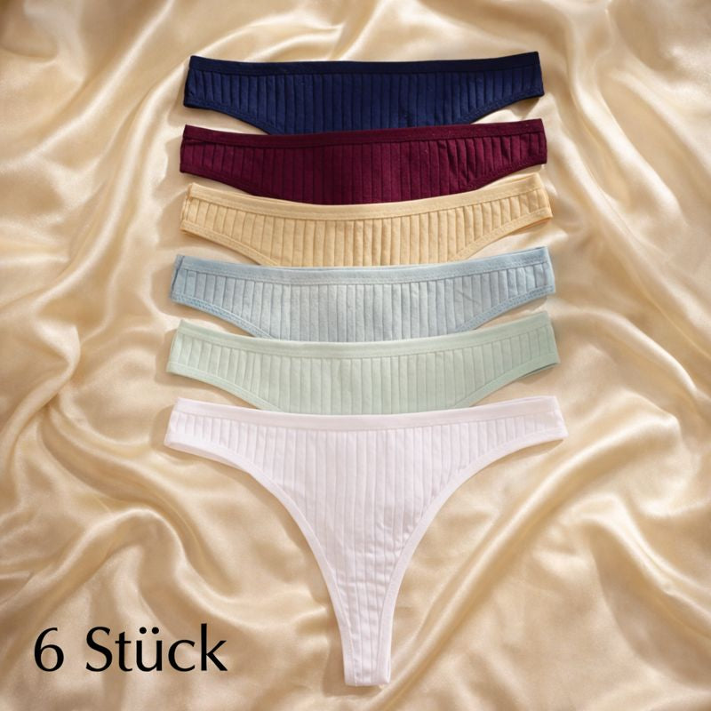 Lyvra Damen Tanga in hochwertiger Modellaufnahme, figurbetonter Schnitt und weiches Material für maximalen Komfort