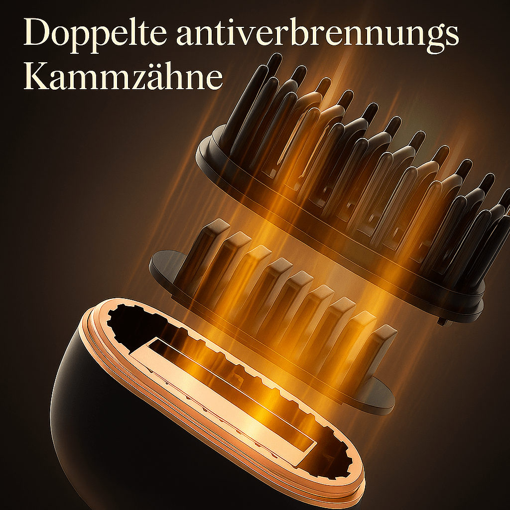 Kabelloser LYVRA Haarglätter mit USB-C Ladeanschluss und 2000 mAh Akku