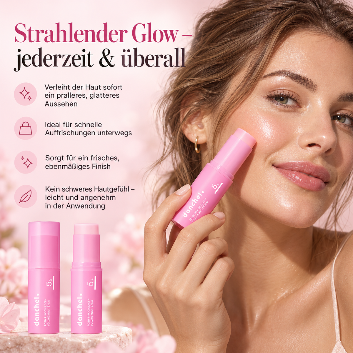 LYVRA RoséCollagen – 4-teiliges Pflegeset